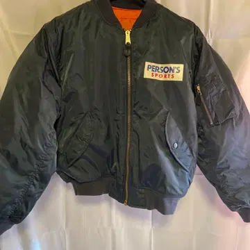 PERSON'S SPORTS MA-1 플라이트 자켓 블랙 L size