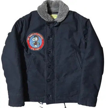 희소 BUZZ RICKSON'S N-1 덱 자켓 스누피 36