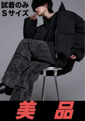 [시착만 한 상품] ADRER 다운 자켓 2023A/W 블랙 S사이즈