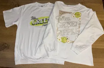 Mrs. GREEN APPLE 라이브 티셔츠 2장 세트