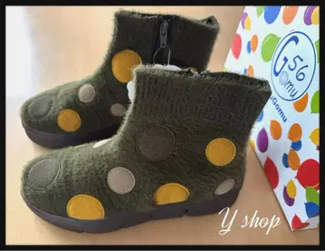 Gomu56 통굽 니트 부츠