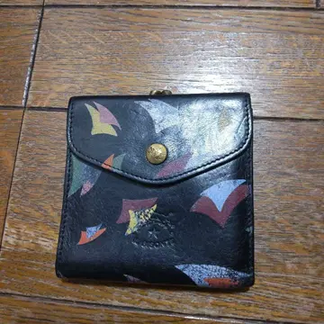 IL BISONTE 가죽 이단 접이식 지갑