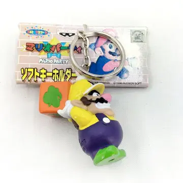 미사용 당시 물품 와리오 슈퍼 마리오 파티 소프트 키링