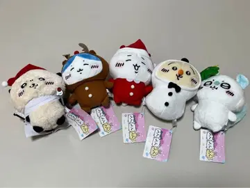 치이카와 메리크리스마스 봉제 인형 5체 세트