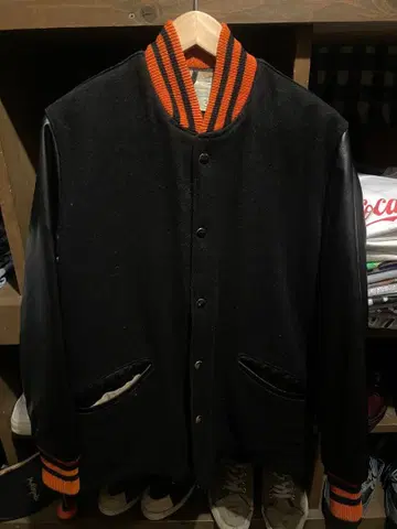 70's vintage 카 코트 바시티 자켓 아메카지