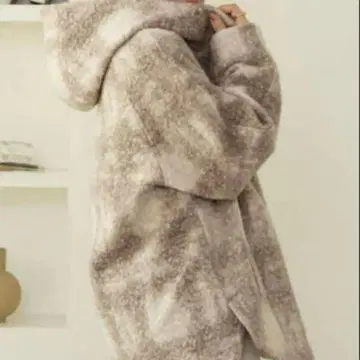 새상품급 시마무라 yumi 후드 부착 자켓