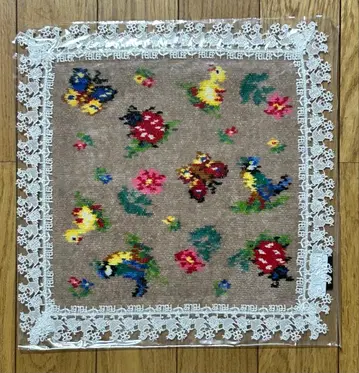 미개봉 새상품 긴자와 레이스 FEILER 하이디 베이지 타월 손수건