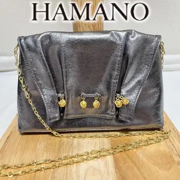 레어 HAMANO 하마노 하마노가죽공예 2way 체인 숄더 백