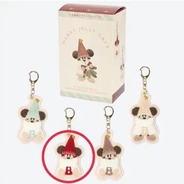 릴리린린 디즈니 크리스마스 2025 키체인 빨간색