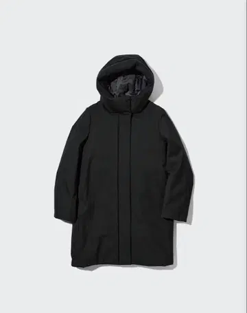 유니클로 하이브리드 다운 코트