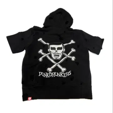 PUNK DRUNKERS S/S MENTAL 데미지 후드티 3741