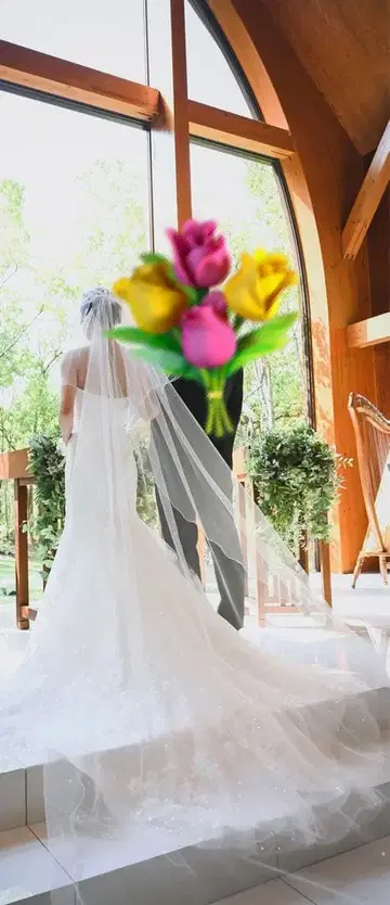 웨딩 드레스 머메이드 화이트