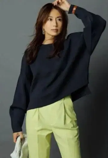 FORME 밀라노 리브 니트 블랙 동원아희