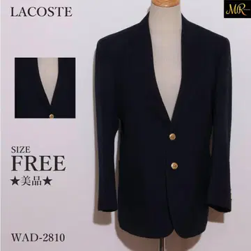 새상품급 LACOSTE 테일러드 자켓 긴팔 싱글 골드 버튼