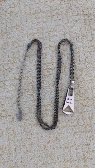 폴스미스 목걸이 지퍼 모티브