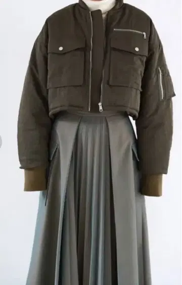 [ LA PEAU DE GEM ] 쇼트 MA-1 블루종