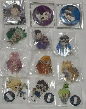 닥터 스톤 아크릴 스탠드 캔뱃지 일괄 판매