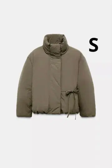 ZARA 태국 디테일 퀼팅 숏코트