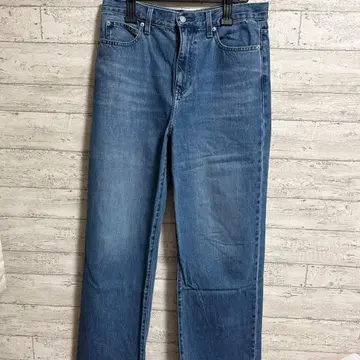 유니클로 UNIQLO 474934 와이드 스트레이트 진 데님 26