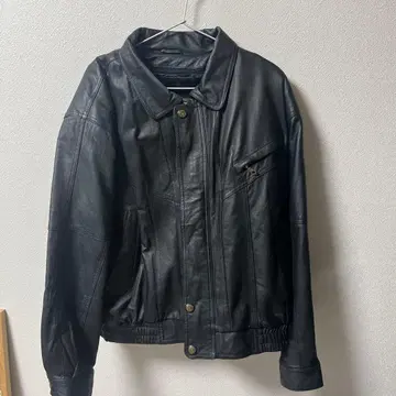 Prestige 블랙 가죽 자켓