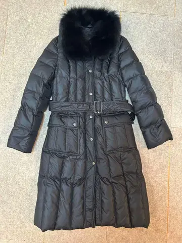 M-PREMIER 블랙 다운 자켓 38