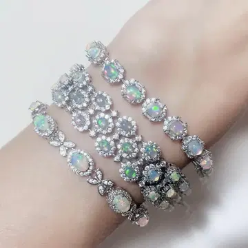 [ 간사이 만박 ] 오팔 팔찌 네팔 실버 EXPO 2025 만박