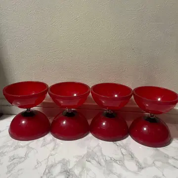 저글링 디아볼로 [ 렛츠 플레이! 디아볼로 레드 4개 세트 ]