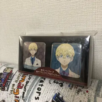 도쿄 리벤저스 신규 일러스트 스퀘어 캔뱃지 세트