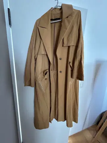 muller of yoshio kubo 베이지 트렌치코트