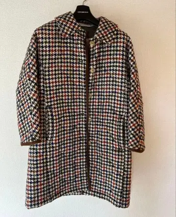 Macintosh 체크 무늬 퀼팅 코트