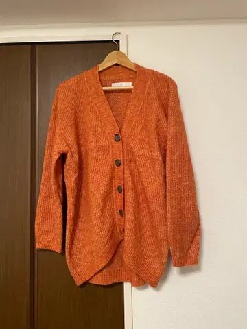 SALT+ JAPAN 오렌지 가디건 긴팔