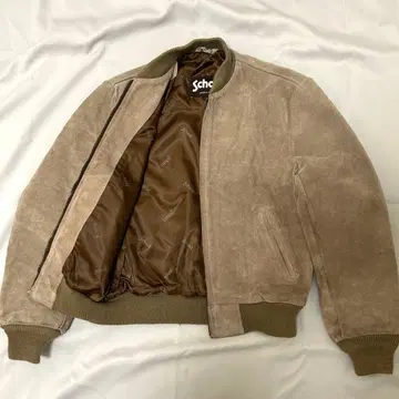 90s Schott USA제 스웨이드 블루종 ideal ma-1 가죽