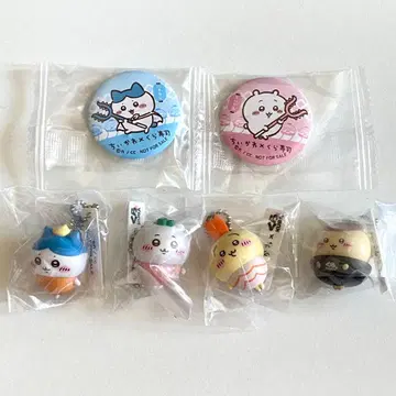 치이카와 쿠라스시 콜라보 굿즈 피규어 캔뱃지 6개 세트