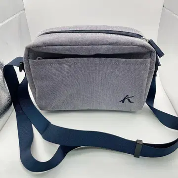 미사용 키타무라 숄더백/미니백 그레이 x 네이비