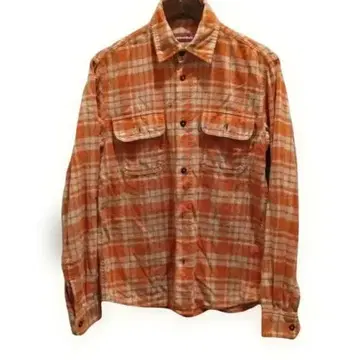 HideandSeek Orenge Check L/S OC 셔츠