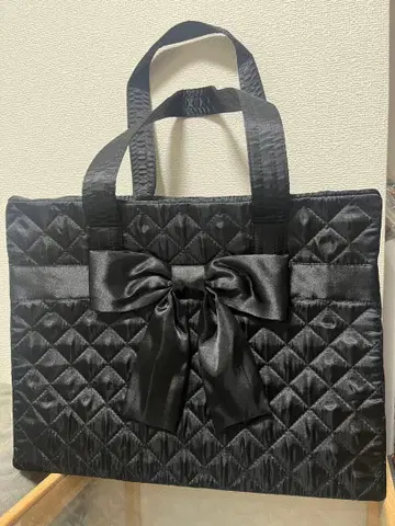 [ 미사용 ] NaRaYa 리본 포함 토트백