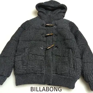 426 BILLABONG 빌라봉 두툼한 니트 더플 코트 빅 사이즈