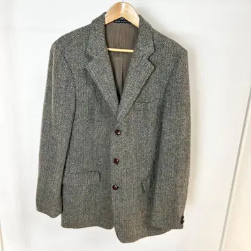 DUNN & CO 해리스 트위드 헤링본 테일러드 자켓