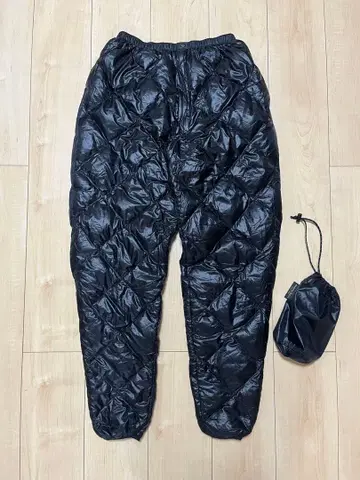 단종 00s 몽벨 U.L 다운 팬츠 스태프 백 포함