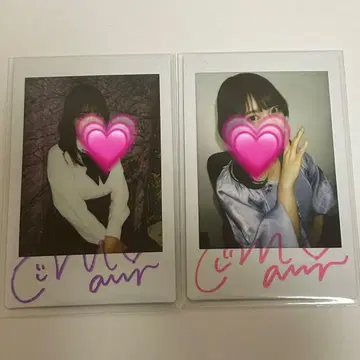 마루피 친필 사인 폴라로이드