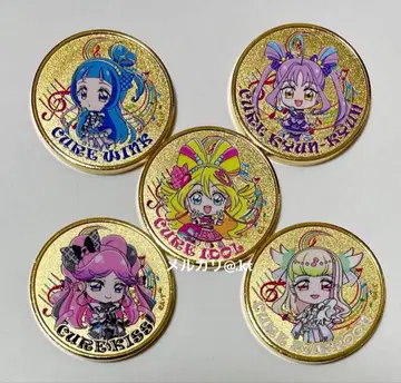 [ 새상품 ] 도에이 키미토 아이돌 프리큐어 기념 메달 5종 세트