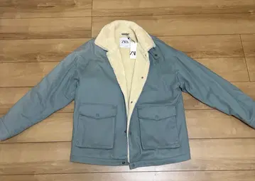 ZARA 그레이 쉘파 자켓 L 사이즈