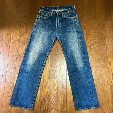 R by 45rpm 색빠짐 빈티지 가공 데님 청바지 28 45R