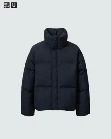UNIQLO U 패디드 볼륨 자켓 BLACK M 사이즈 짧은 기장