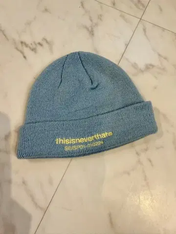 thisisneverthat 니트 모자 라이트 블루