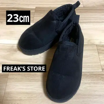 FREAK'S STORE 페이크 무스탕 통굽 슬립온