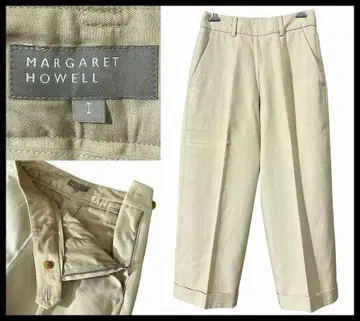 RH70G1 마가렛호웰 코튼 울 와이드 슬랙스 팬츠
