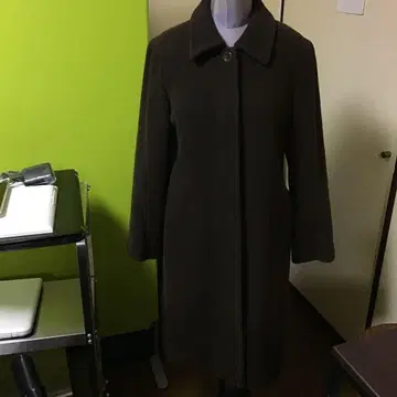 TWO:C 다크 브라운 롱 코트 40 사이즈