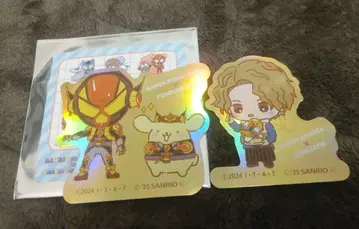 가면라이더 가브 트레이딩 다이컷 스티커 라키아 아말가 산리오