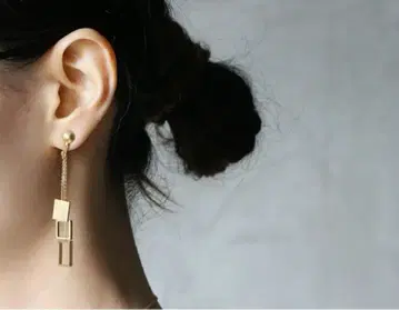 일본제 [미사용 새상품] a.depeche 아데페슈 로치카 스퀘어 귀찌